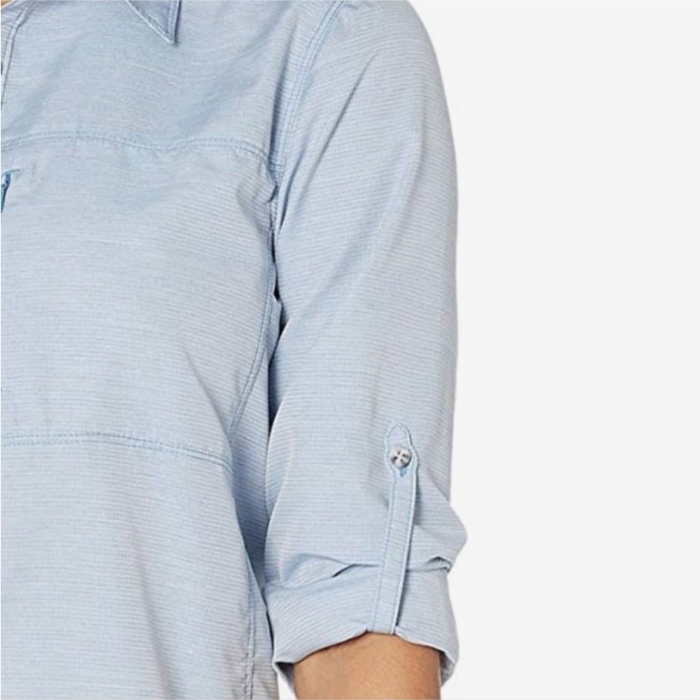 Mountain Hardwear light blue Canyon long sleeve shirt Size Medium - Picture 2 of 12